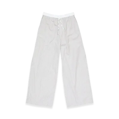 Acne Studios Striped Cotton Trousers "Multi Brown"