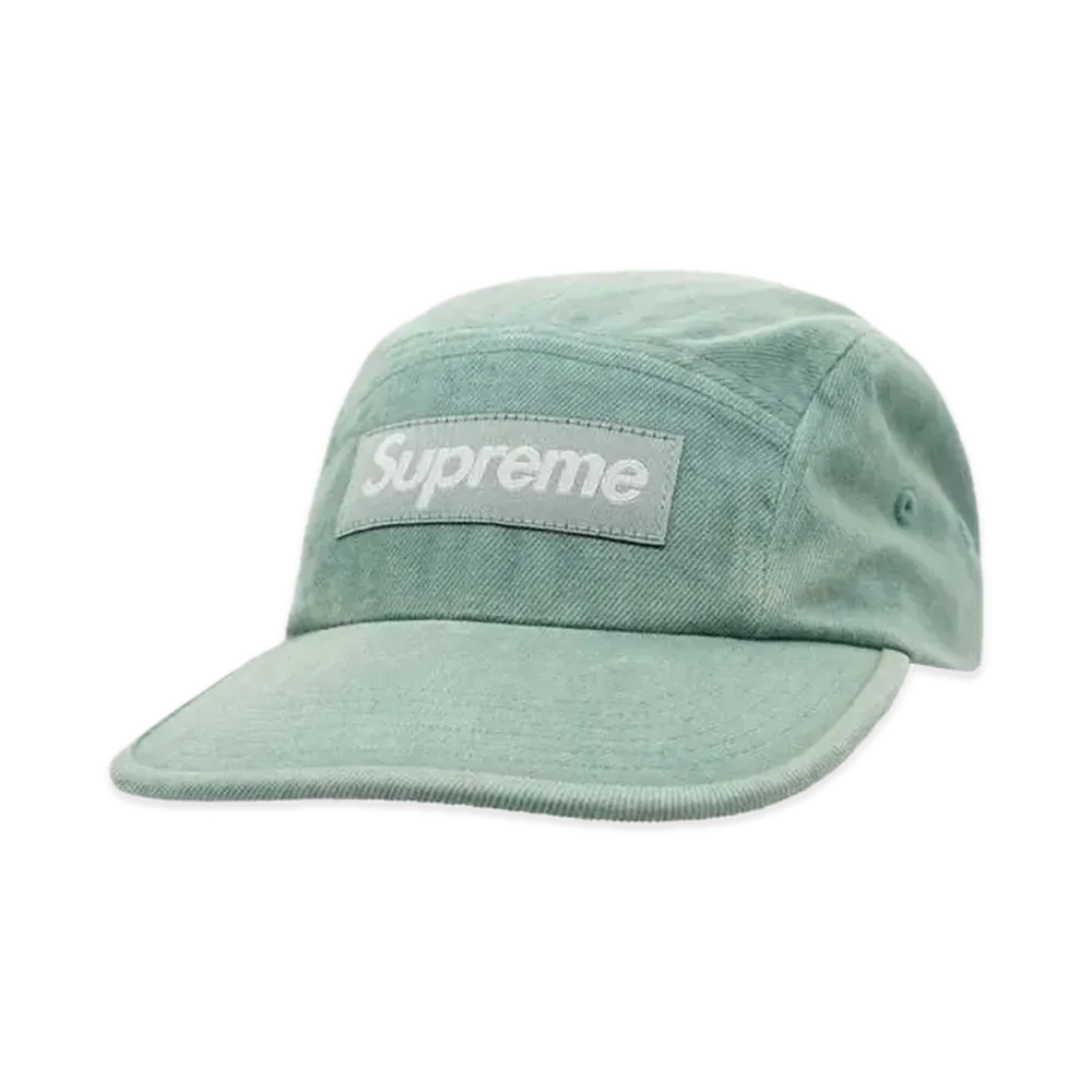 Supreme Denim Camp Cap "Mint" (24SS)