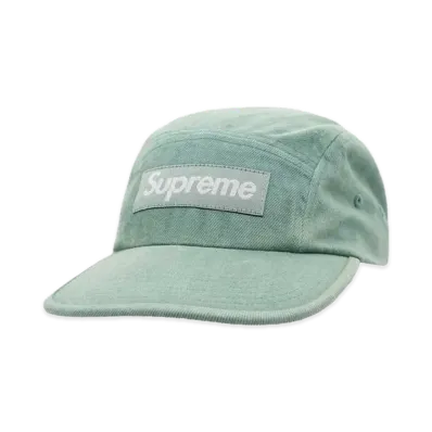 Supreme Denim Camp Cap "Mint" (24SS)