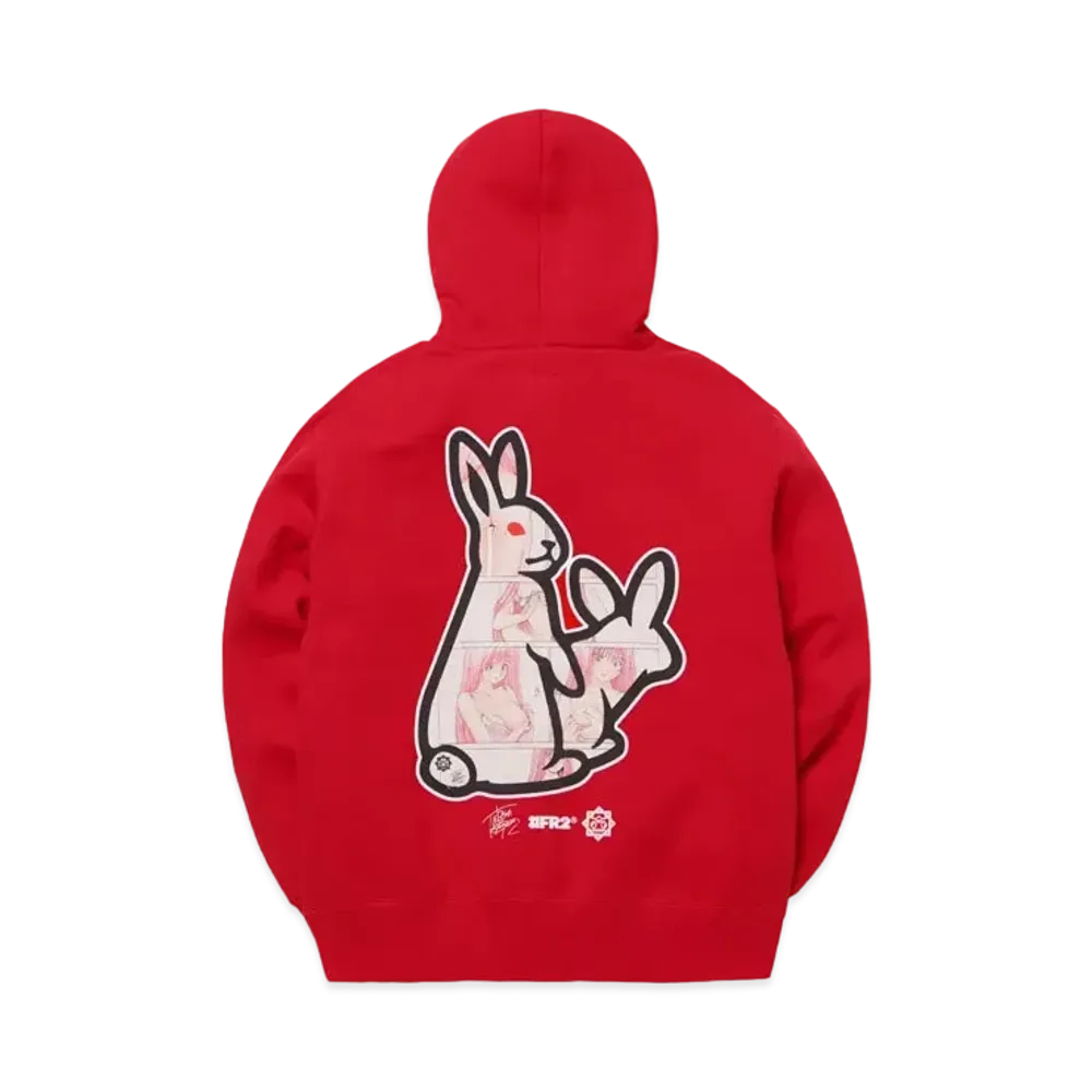 FR2 x Tatsuya Egawa x Shota Nakatsugawa Back Icon Hoodie "Red"
