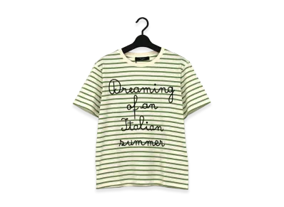 Weekend Max Mara Women's T-Shirt "Ivory/Green"