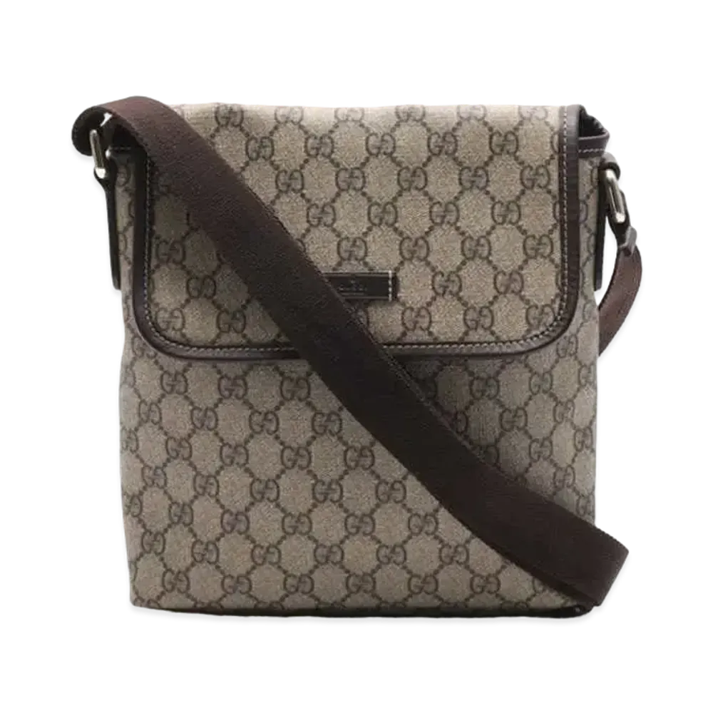GUCCI GG Supreme Shoulder Bag "Beige"