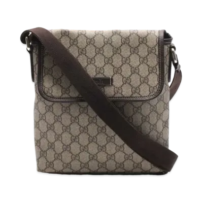 GUCCI GG Supreme Shoulder Bag "Beige"