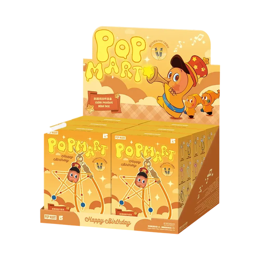 POP MART Celebrating the Moment Series-Cable Pendant Blind Box [Assortment Box]