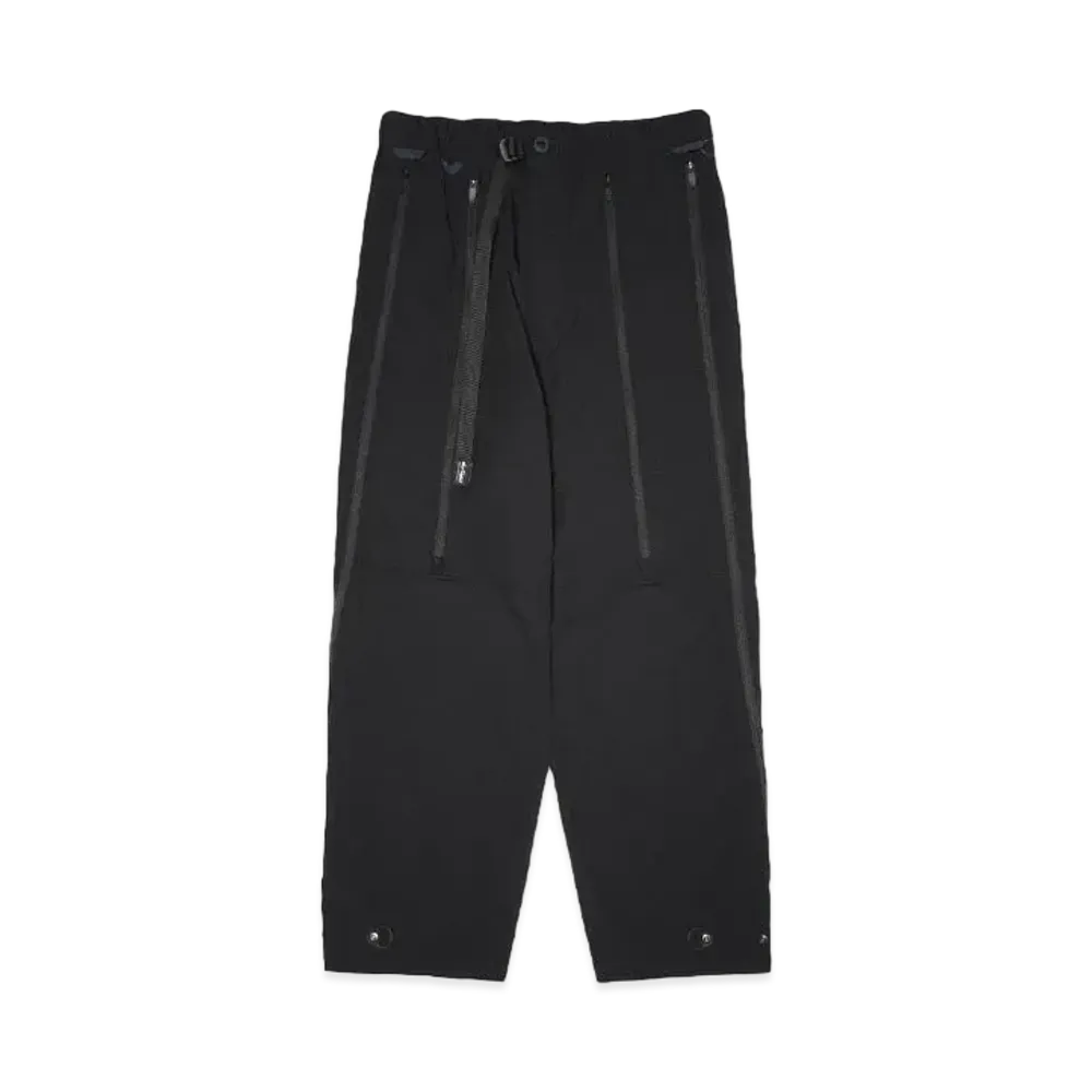 WILDTHINGS x POLIQUANT THE SWCS ADJUSTABLE ZIPPERED TRACK PANTS / CORDURA®Fabric "BLACK"