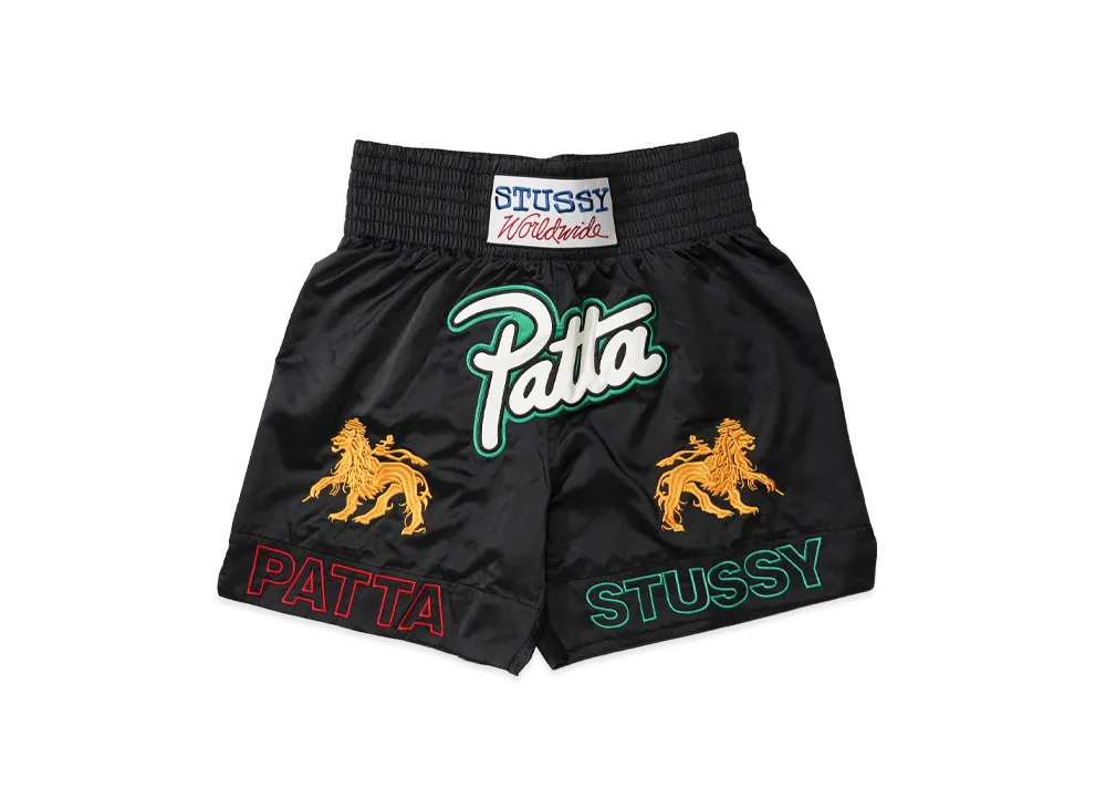 Stussy x Patta Boxing Short "Black"