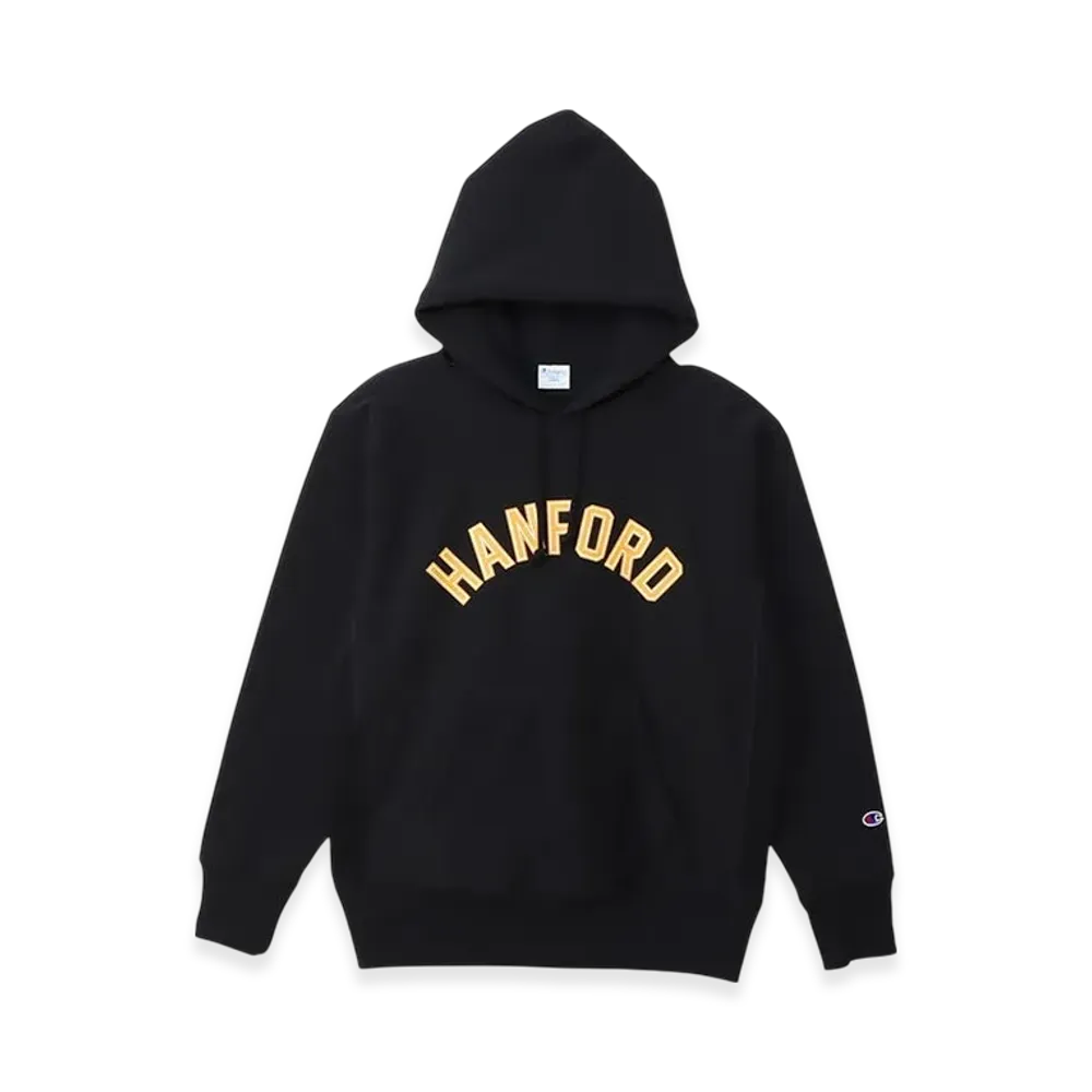 Champion Reverse Weave Hooded Sweatshirt "Black"