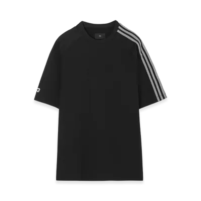 Y-3 3S SS Crewneck Tee "Black/Offwhite"