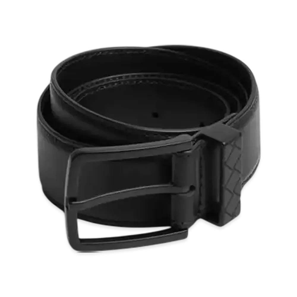 Bottega Veneta Intreccio Loop Belt "Chalk"