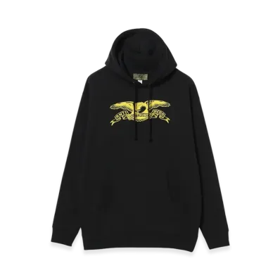 ANTI HERO Basic Eagle Hoodie "Black/Gold Print"