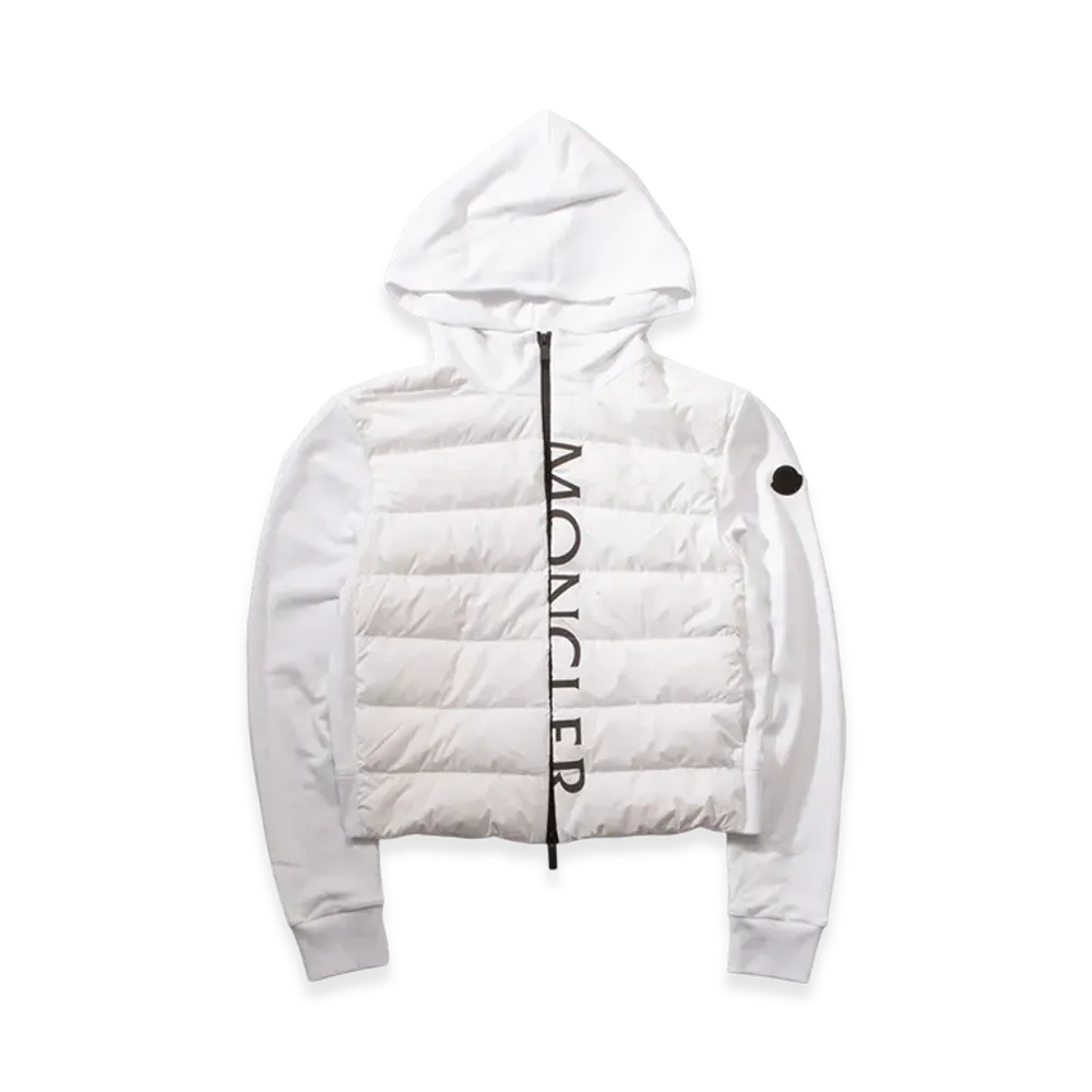 Moncler Women's Maglia Apertaconca Cardigan "White"