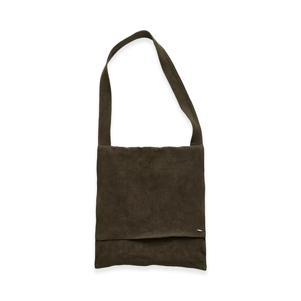 OUR LEGACY Grande Slack Bag "Dry Olive Airy Linen"
