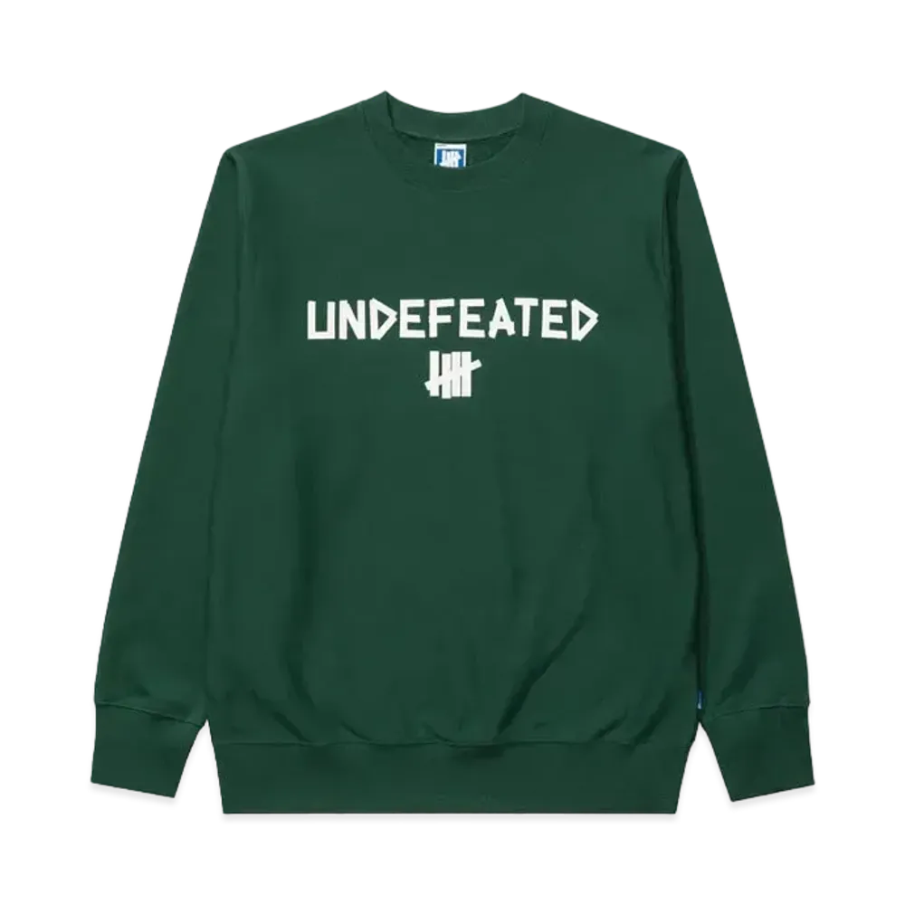 UNDEFEATED Taped Crewneck "Green"
