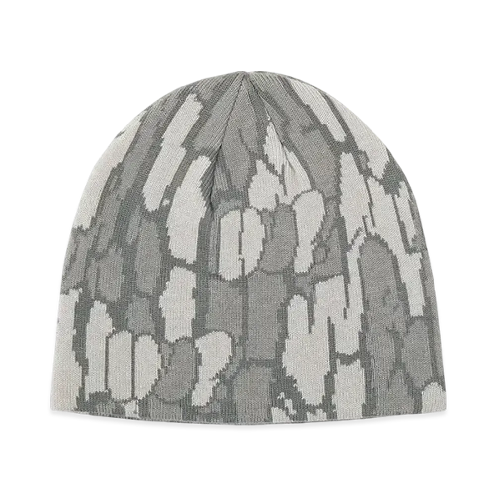 HUF Eightynine Tree Bark Camo Tech Beanie "Grey Camo"