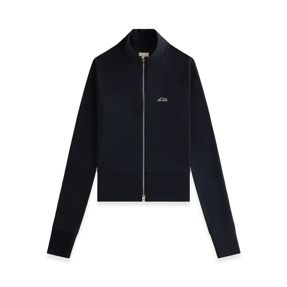 Kith Women's Ina II Interlock Track Zip "Black"
