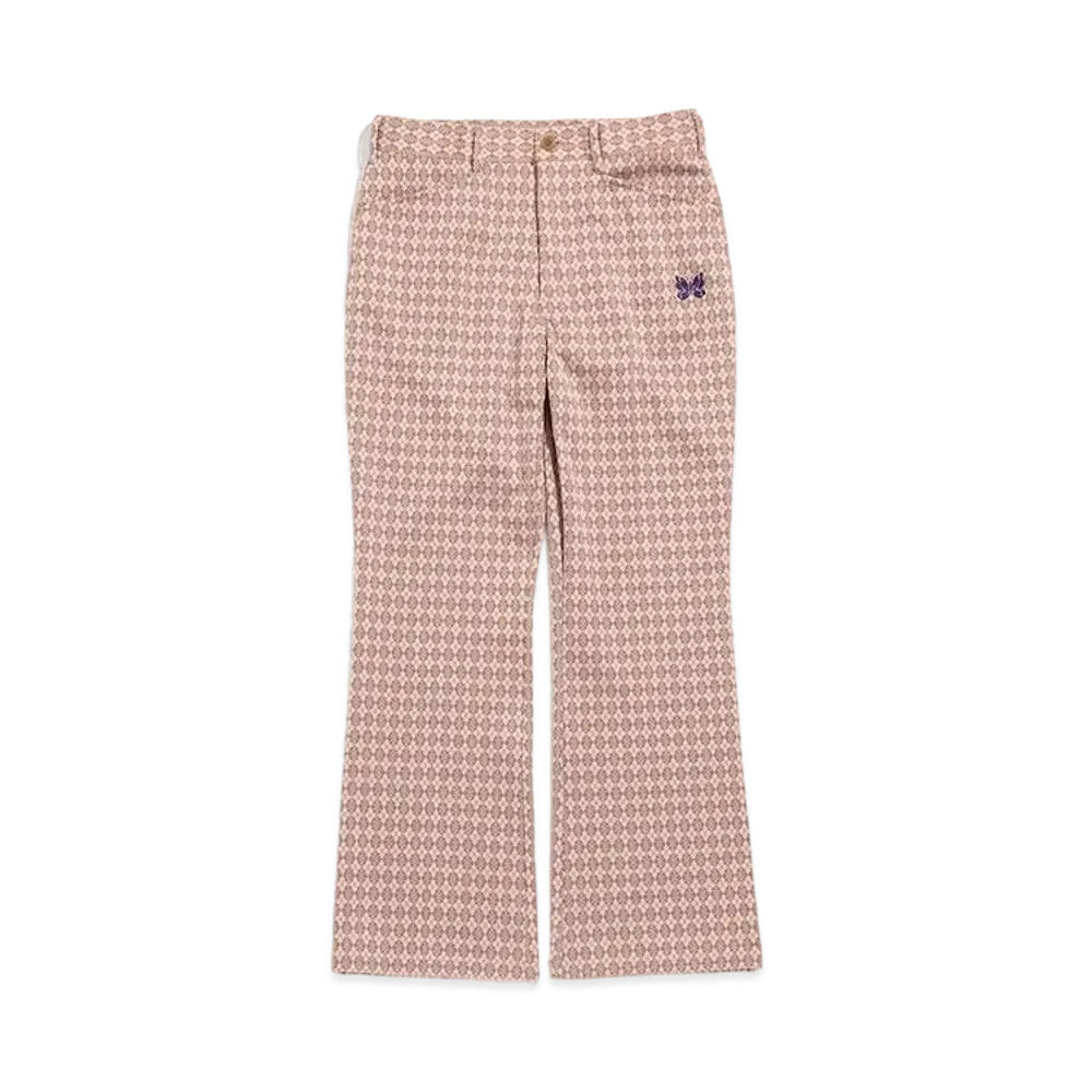 Needles BOOT-CUT STUDENT PANT - POLY JQ. "Argyle"