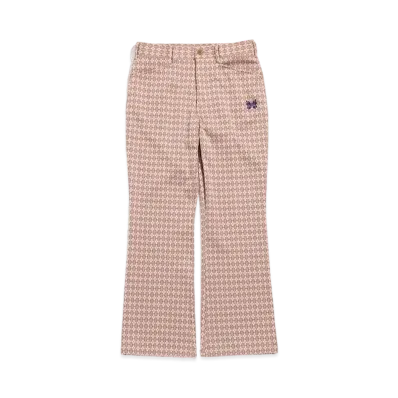 Needles BOOT-CUT STUDENT PANT - POLY JQ. "Argyle"