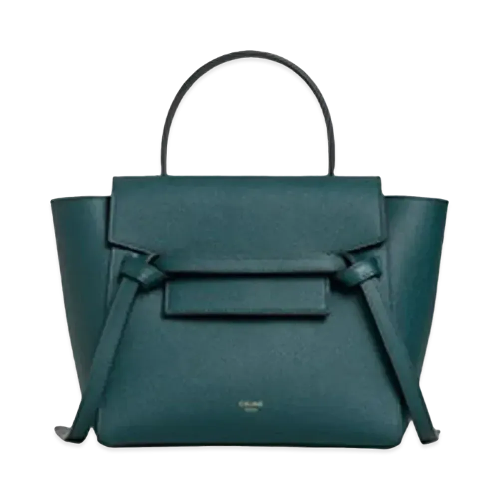 CELINE Nano Belt Bag in Grained Calfskin "Amazone"