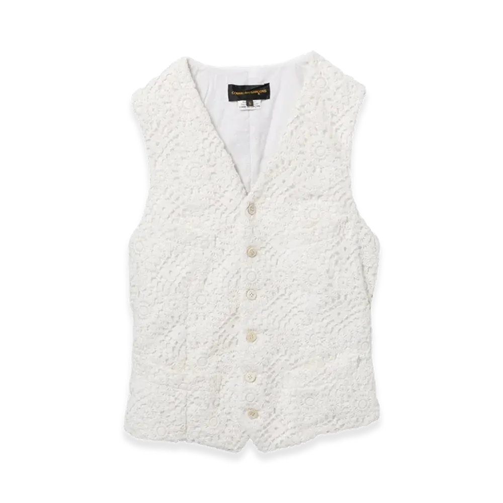 COMME des GARCONS Women's Vest "White"