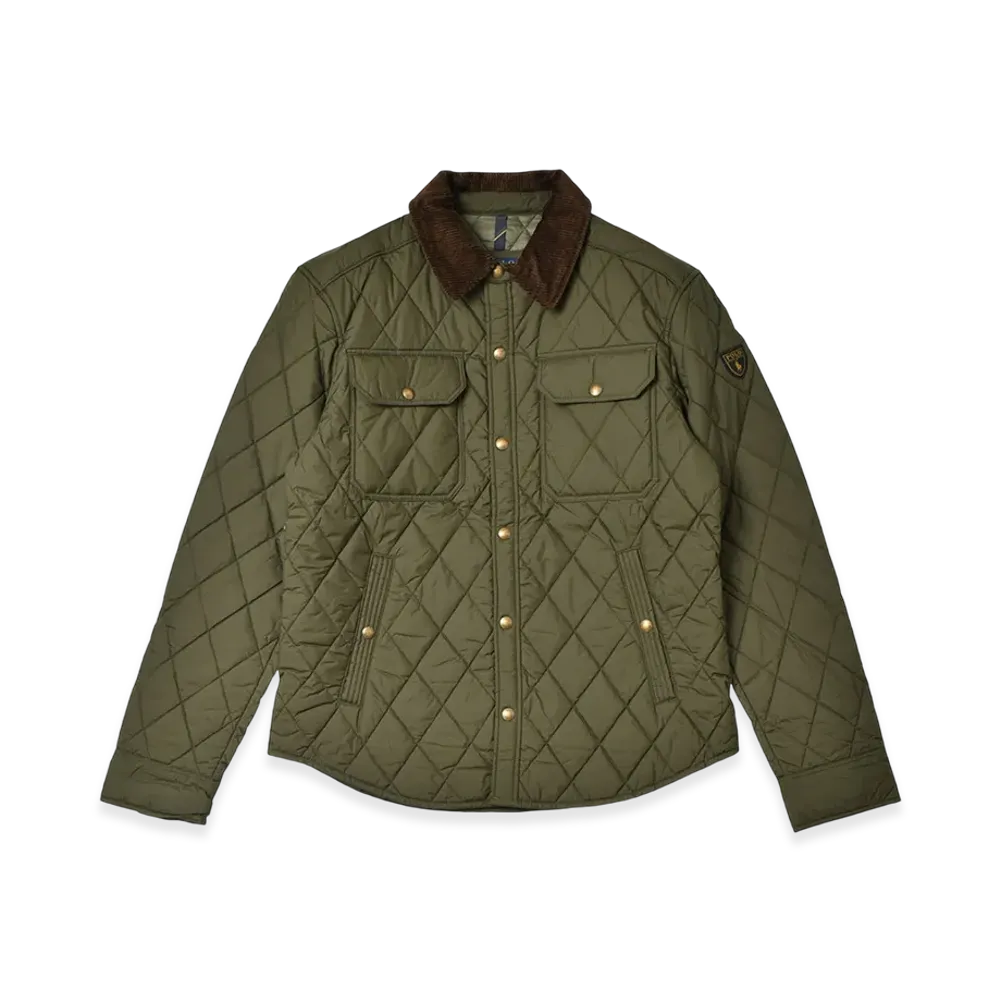 Polo Ralph Lauren Water-Repellent Quilted Jacket "Company Olive"