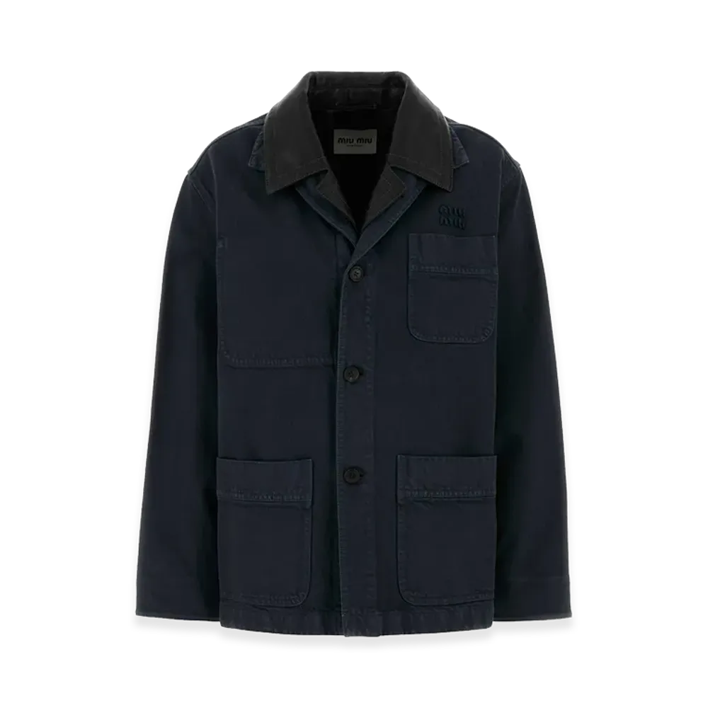 MIU MIU Women's Denim Jacket "Navy Blue"