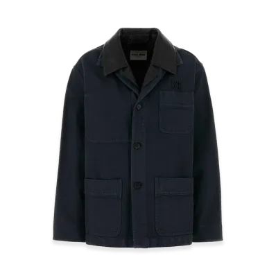 MIU MIU Women's Denim Jacket "Navy Blue"