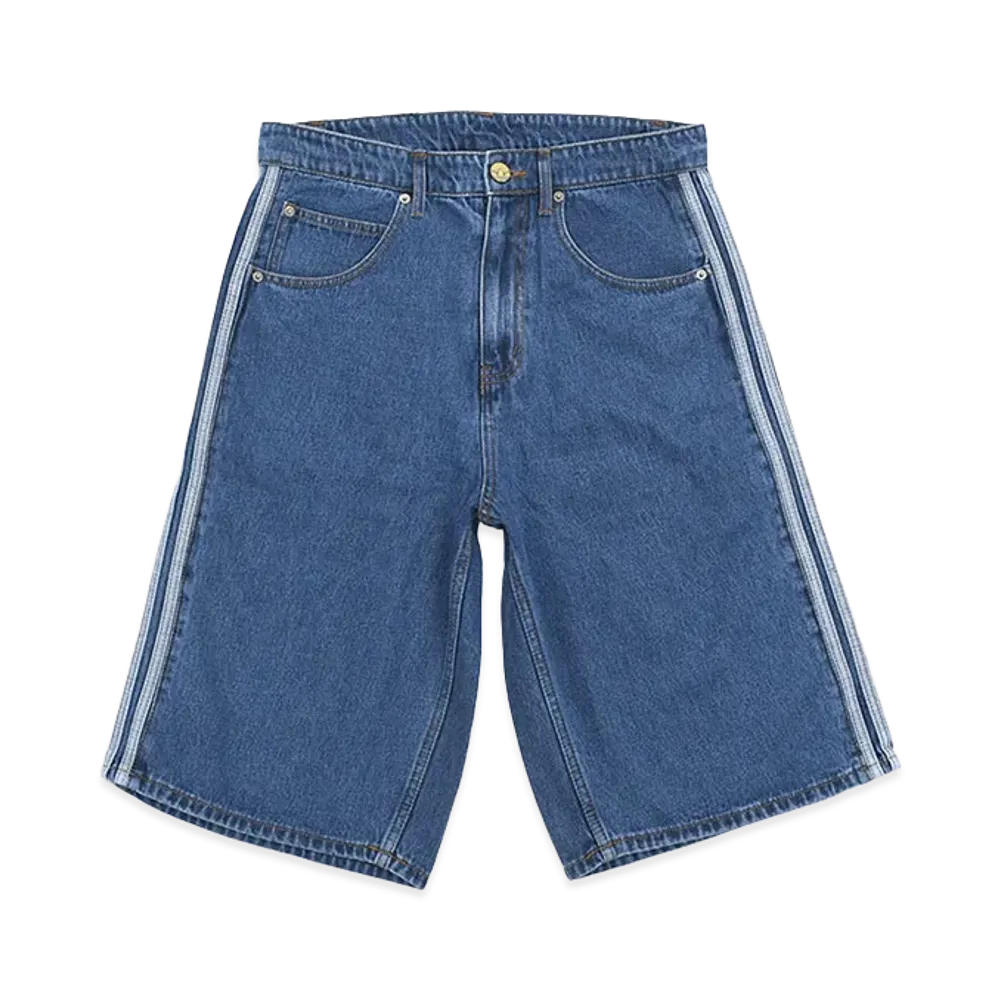 adidas Firebird Adicolor Denim Shorts "Indigo"