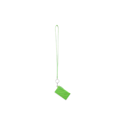 BALENCIAGA Cash Card Case On Keyring "Green"