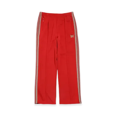 NEEDLES Straight Track Pants Poly Smooth "Red"
