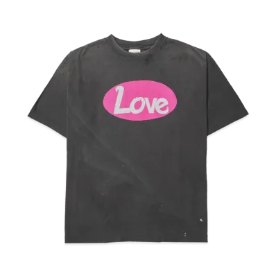 SAINT Mxxxxxx SS Tee_Love "Black"