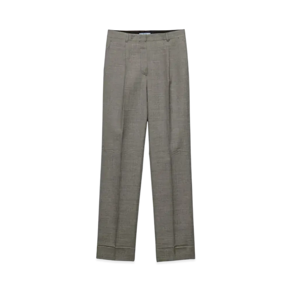PRADA Women's Grisaille Pants "Gray"