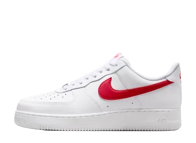 Nike Air Force 1 '07 "White/University Red"
