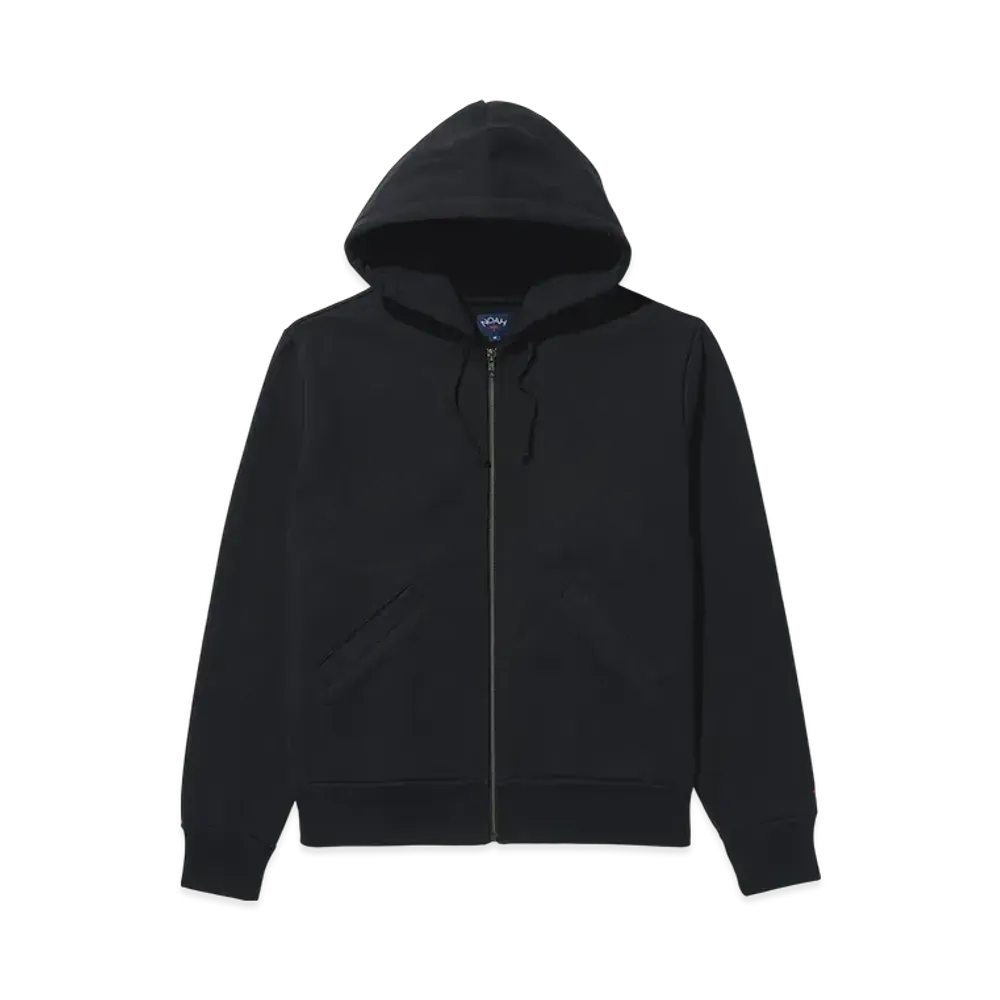 Noah Heavyweight Zip-Up Hoodie "Black"