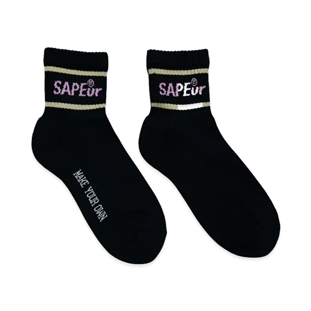 SAPEur Ankle Socks "Black"