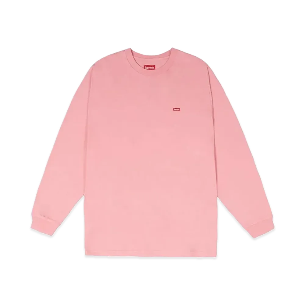 Supreme Small Box L/S Tee "Pink"(23SS)