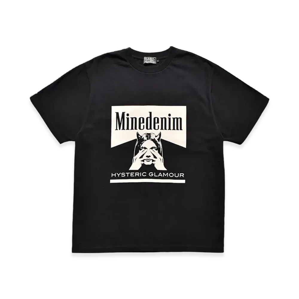 HYSTERIC GLAMOUR x Minedenim Graphic T-Shirts "Black"