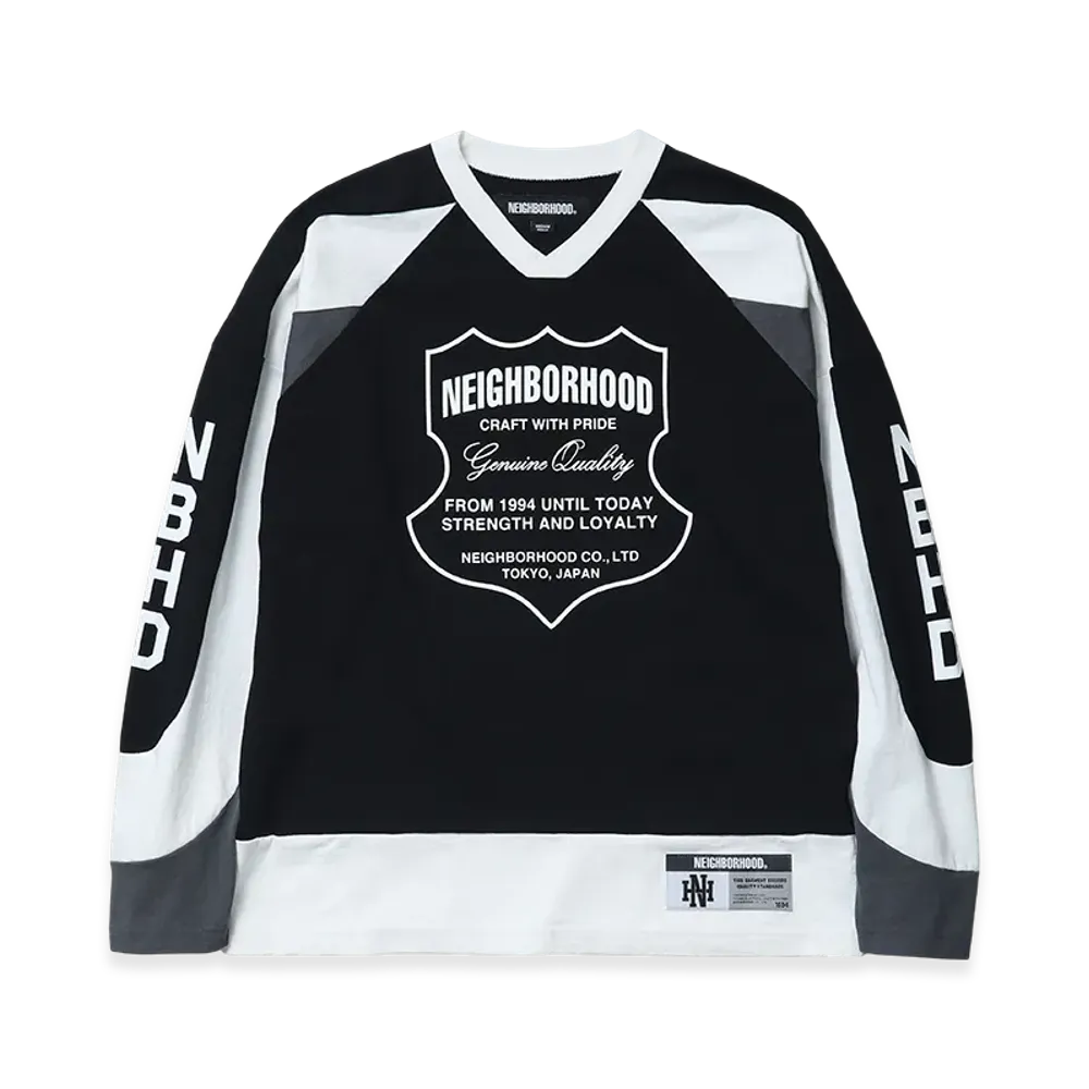 NEIGHBORHOOD Hockey Shirt LS "Black"