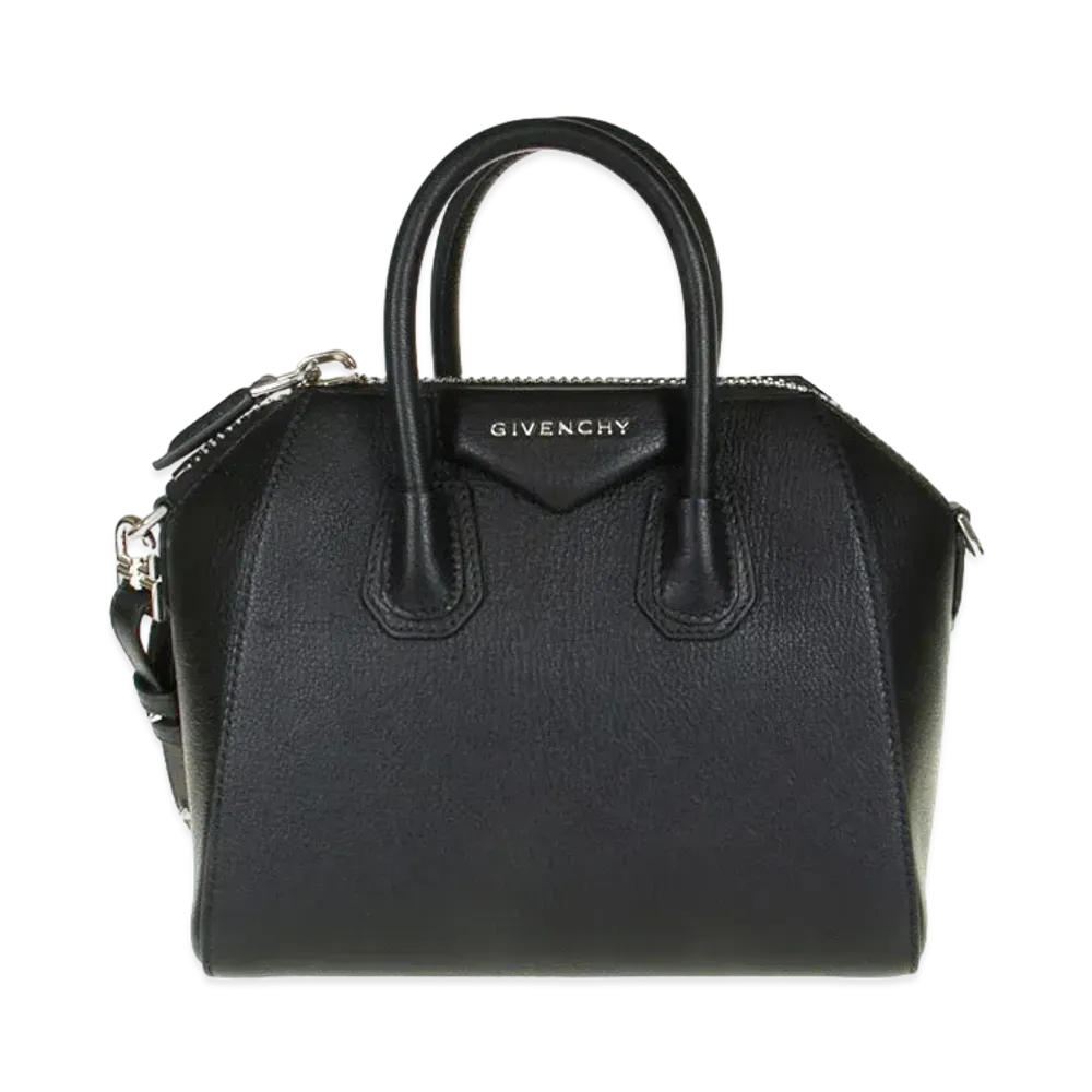 GIVENCHY Mini Antigona Bag in Grained Leather "Black"