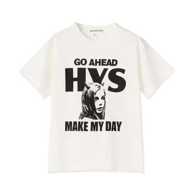 HYSTERIC GLAMOUR Kids Make My Day T-Shirt "White"