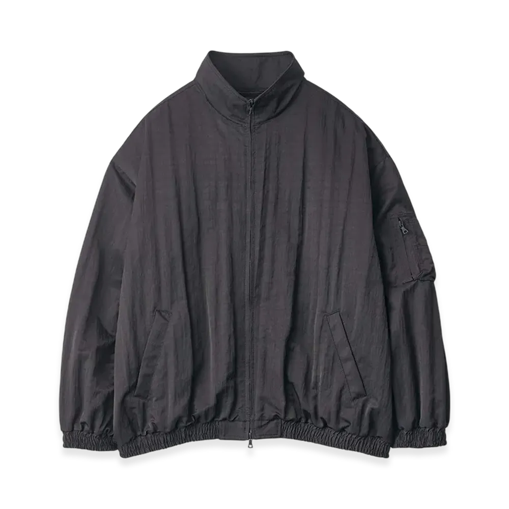 ssstein Shrunk Nylon Oversized Fight Jacket "Black"