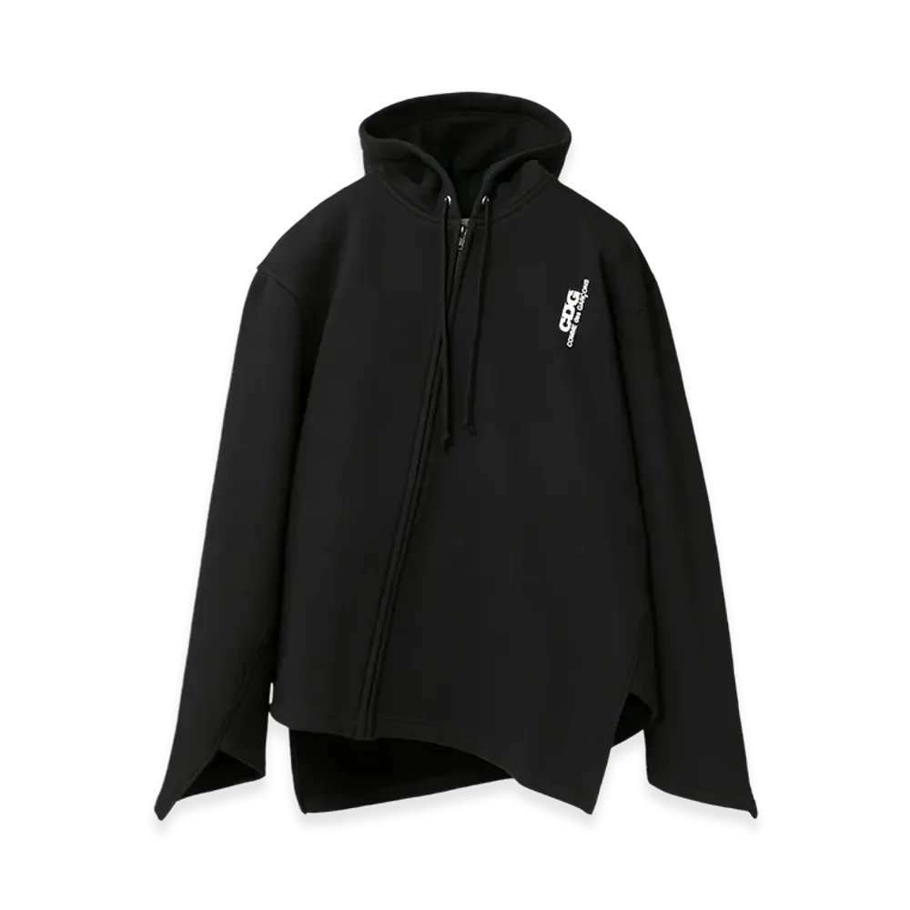 COMME des GARCONS CDG Bias Hooded Sweatshirt "Black"