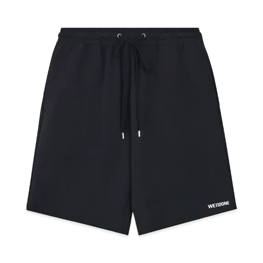 WE11DONE Basic Logo Shorts "Black"