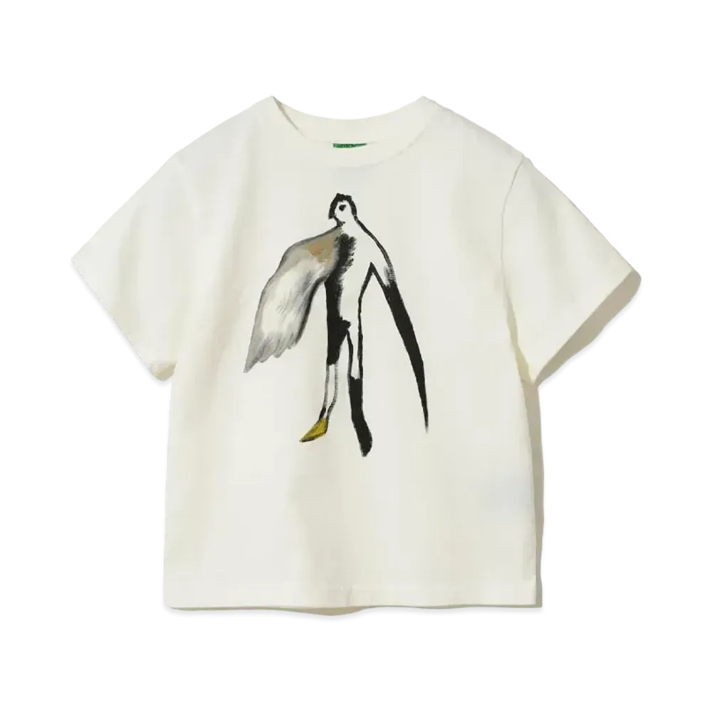 UNDERCOVER 24SS Cotton T-Shirt Kids "Off White"