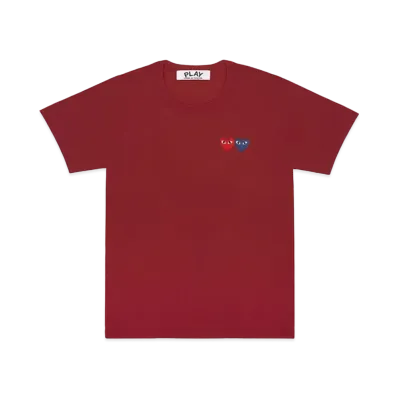 PLAY COMME des GARCONS AX-T226-051 "Burgundy/Blue"