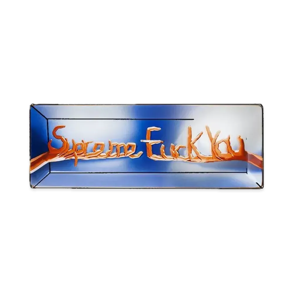 Supreme Fuck You Tray "Blue"