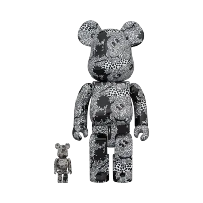 Bearbrick x Keith Haring x Disney Mickey Mouse 100% & 400%