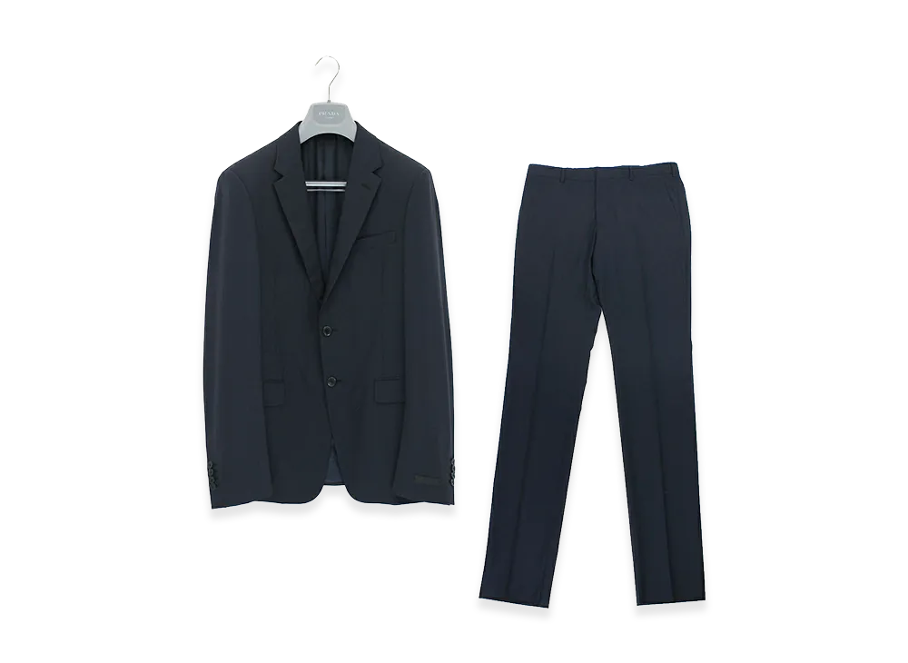 PRADA Abito Lana Leggera (Suit Set-Up) "Bleu"