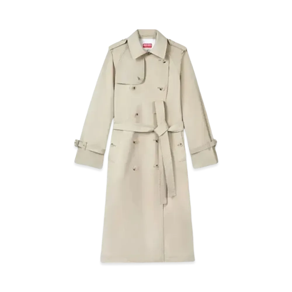 KENZO Long KIMONO Trench "Beige"