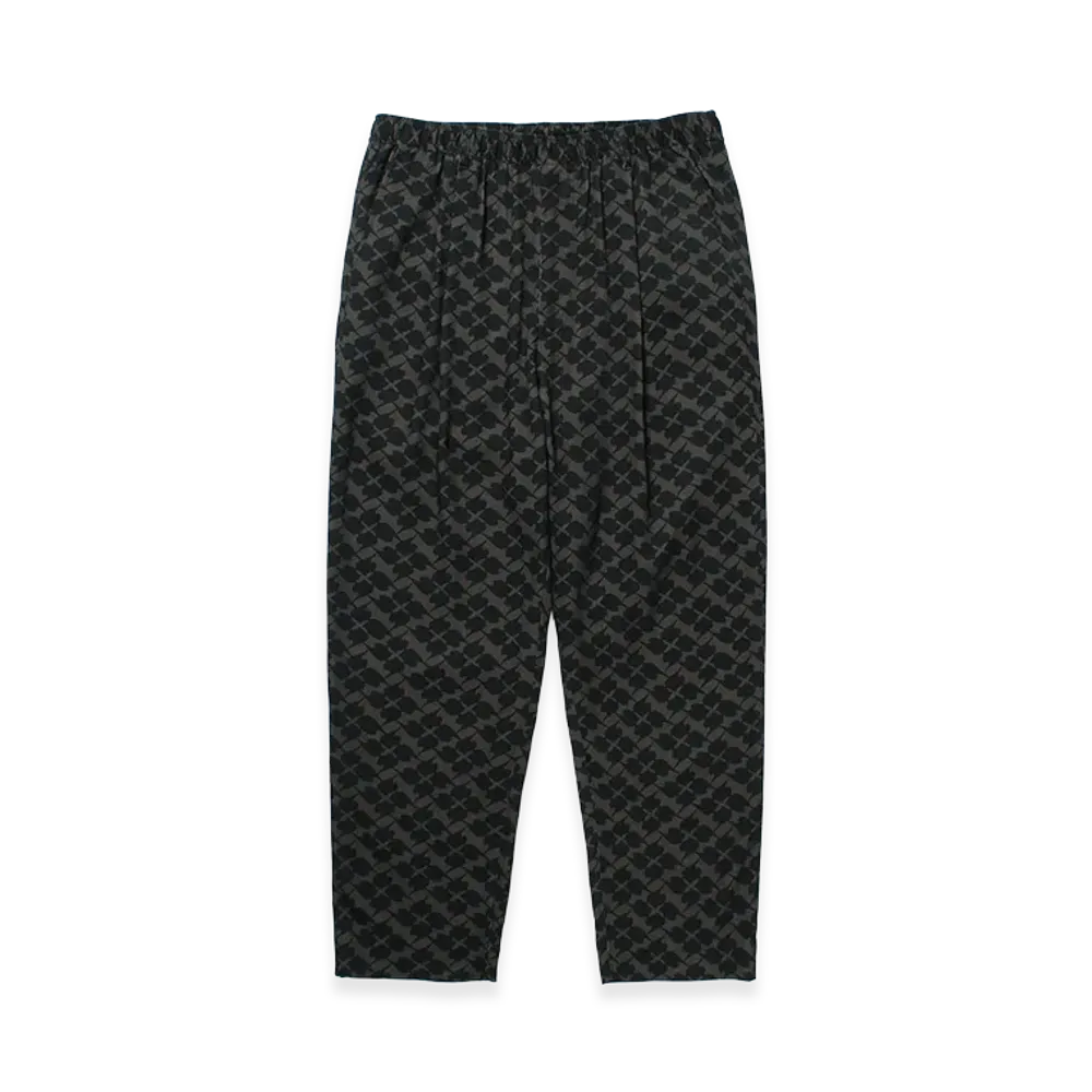 APHRODITEGANG GAKKIN x BUDSPOOL Kazahanabachi Easy Trousers "Black"