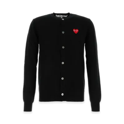 PLAY COMME des GARCONS Cardigan "Black"